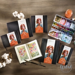 Sổ màu nước Hahnemuhle - Cam