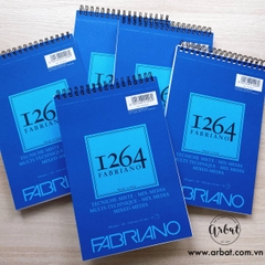 Sổ sketchbook Fabriano 1264 Mixed Media lò xo