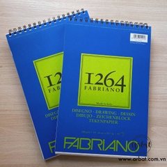 Sổ sketchbook Fabriano 1264 Drawing 180gsm lò xo