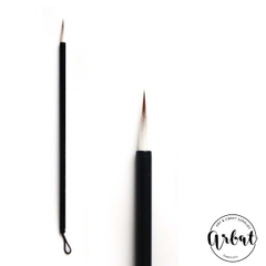 Cọ chép kinh, thư pháp Manh Tân