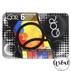 Bộ màu nước QoR hộp thiếc