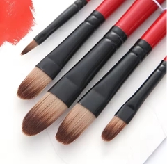 Bộ 5 cọ đầu oval Keep Smiling