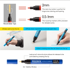 Set Acylic marker Meeden