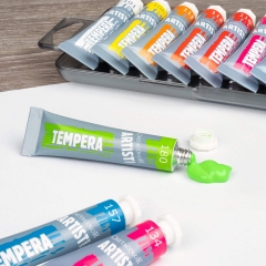 Bộ 14 màu tempera tube 7.5ml