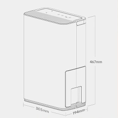 Máy Hút Ẩm New Widetech 12L