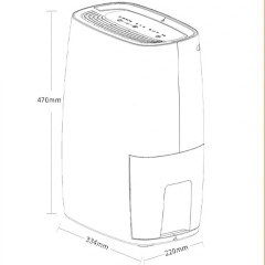 Máy Hút Ẩm New Widetech 18L