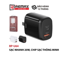 Củ Sạc Nhanh Remax RP-U64 20W