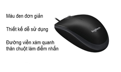 Chuột dây Logitech B100 Quang