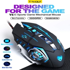 Chuột dây Game T-WOLF V6