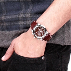 Đồng hồ Eco-Drive Nam Citizen Chronograph AT0550-11X