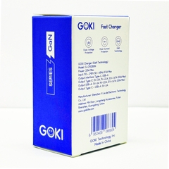 Củ sạc nhanh GOKI G-CH20GN 20W GaN (USB + Type-C)