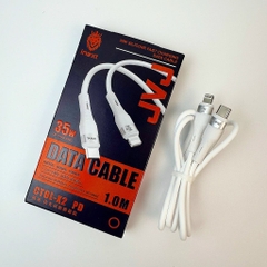 Cáp sạc nhanh JVJ iNext X1, X2 - 1m Type C - Type C, Type C - Lightning
