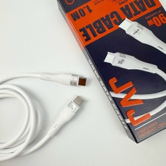 Cáp sạc nhanh JVJ iNext X1, X2 - 1m Type C - Type C, Type C - Lightning