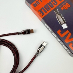 Cáp sạc nhanh JVJ iNext X3, X5 - 1m dây dù Type C - Type C, Type C - Lightning