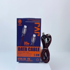 Cáp sạc nhanh JVJ iNext X3, X5 - 1m dây dù Type C - Type C, Type C - Lightning
