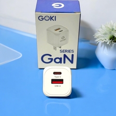 Củ sạc nhanh GOKI G-CH20GN 20W GaN (USB + Type-C)