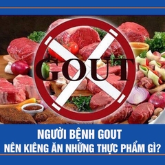 Axit uric cao ăn gì và kiêng gì để không “chạm trán” bệnh gút?
