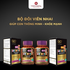 Bộ đôi Viên nhai giúp con thông minh - Khỏe mạnh
