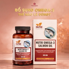 Bổ Sung Omega-3 Thế Nào Là Đúng?