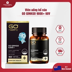 Bổ Não Ginkgo New Zealand GO Ginkgo 9000+ hộp 60 viên