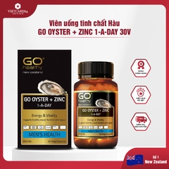 Tinh chất hàu New Zealand GO Oyster + Zinc ( Hộp 30 viên)