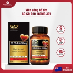 Bổ tim GO Co Q10 160mg 30 viên- Giảm Nguy Cơ Tai Biến Tim Mạch