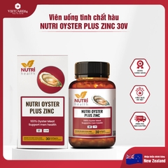Viên Uống Tinh Chất Hàu NUTRI OYSTER PLUS ZINC 60 Viên