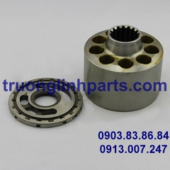 Cylinder- valve plate HPV90 of hydraulic pump, Komatsu PC200-3, PC200-5