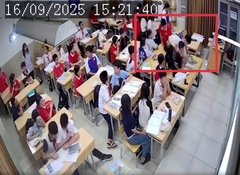 'Các em học sinh lớp 7 trong vụ cô giáo bị túm tóc không vô cảm'