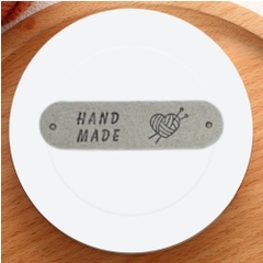 Tag da handmade họa tiết trái tim