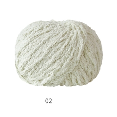 Len Bông Xù Cuộn 50gr Gồm 42 Màu Sợi To, Dụng Cụ Móc Len Cho Người Mới Bắt Đầu