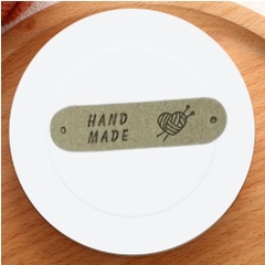 Tag da handmade họa tiết trái tim