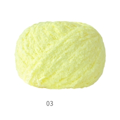 Len Bông Xù Cuộn 50gr Gồm 42 Màu Sợi To, Dụng Cụ Móc Len Cho Người Mới Bắt Đầu