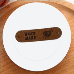 Tag da handmade họa tiết trái tim