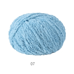 Len Bông Xù Cuộn 50gr Gồm 42 Màu Sợi To, Dụng Cụ Móc Len Cho Người Mới Bắt Đầu