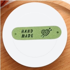 Tag da handmade họa tiết trái tim
