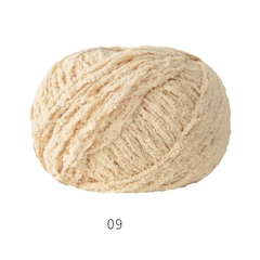 Len Bông Xù Cuộn 50gr Gồm 42 Màu Sợi To, Dụng Cụ Móc Len Cho Người Mới Bắt Đầu