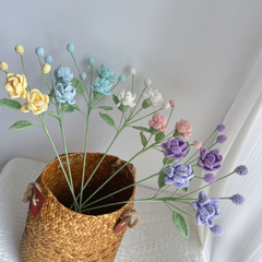 Cành Hoa Nhài Đan Chéo, Hoa Nhài 3 Bông Mini