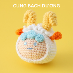 Set len làm Móc Khóa 12 Cung Hoàng Đạo