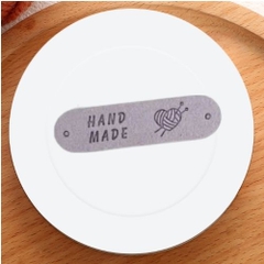 Tag da handmade họa tiết trái tim