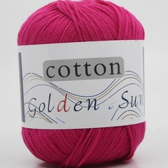 Cuộn len cotton milk Sun Golden 50gr 32 màu sợi nhỏ 1mm len móc cho người mới bắt đầu