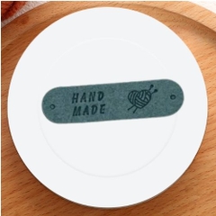 Tag da handmade họa tiết trái tim