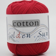 Cuộn len cotton milk Sun Golden 50gr 32 màu sợi nhỏ 1mm len móc cho người mới bắt đầu