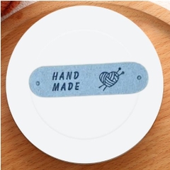 Tag da handmade họa tiết trái tim