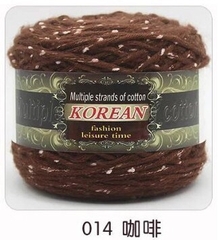 Len milk cotton pha mohair dạng bánh 200gr , len chuyên đan khăn mũ không gây dặm ngứa hay xù lông , gồm 23 màu
