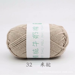 Len Milk Cotton Combed Cuộn 50g Sợi 2mm