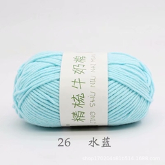 Len Milk Cotton Combed Cuộn 50g Sợi 2mm