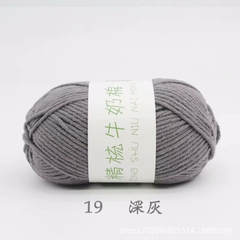 Len Milk Cotton Combed Cuộn 50g Sợi 2mm