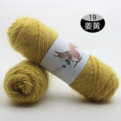 Len lông chồn đan áo, len đan khăn và mũ len dành cho người lớn trọng lượng cuộn 70g gồm 32 màu