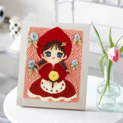 Bộ NVL - Set thêu nổi - Khung vuông - Cặp đôi